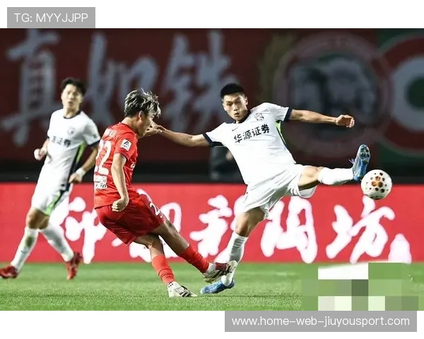 河南队古斯塔沃禁区外突施冷箭，皮球贴柱入网